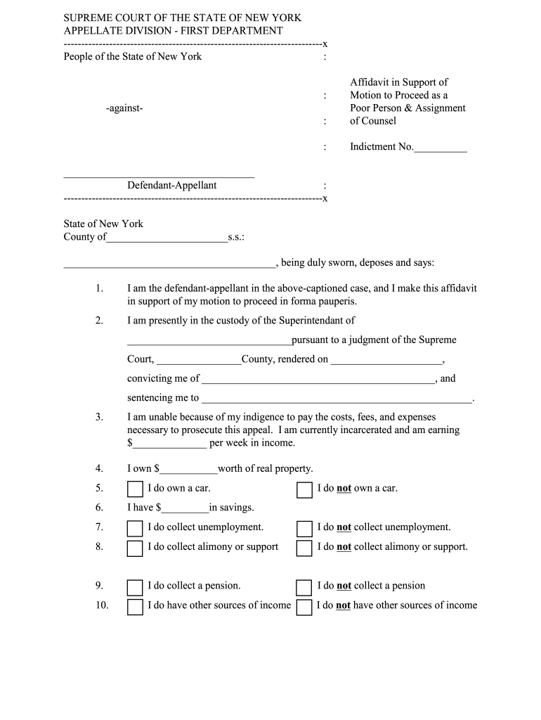 Fillable Online Motion to Proceed as a Fax Email Print pdfFiller