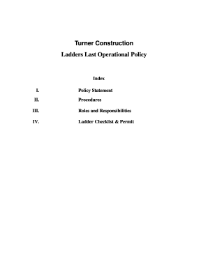 Ladders Last Keeps Safety First - Turner Construction Company