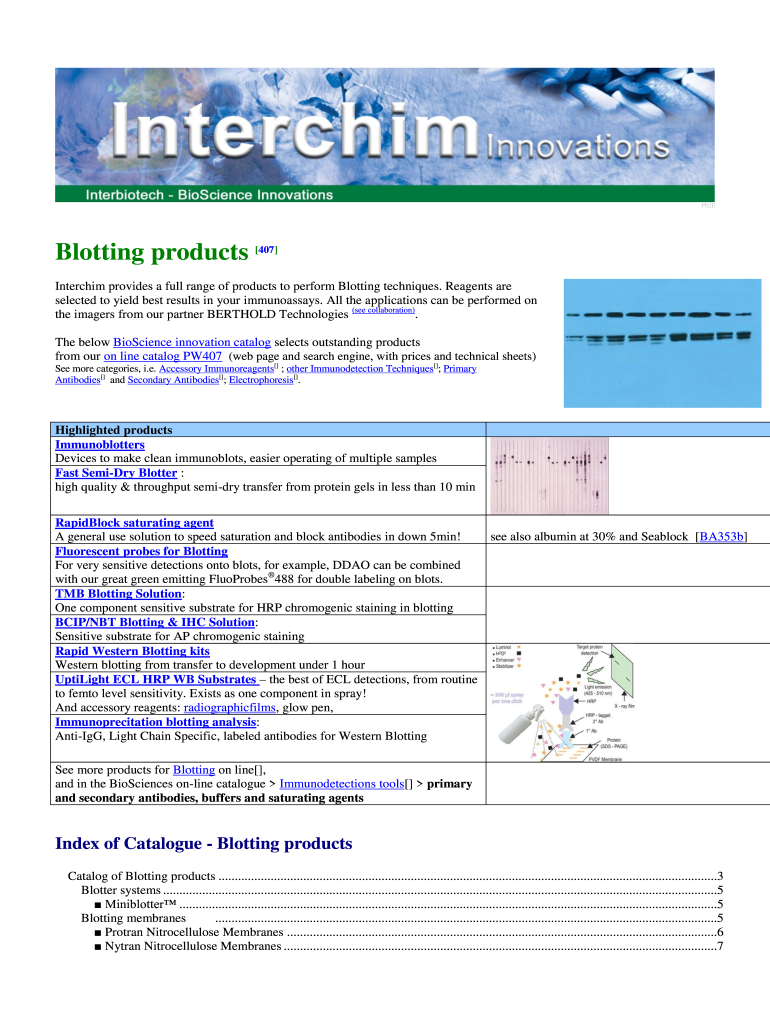 Fillable Online Blocking Buffers for Western Blot and ELISAThermo