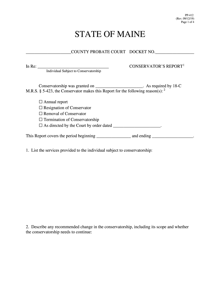 pp 412 conservators report rev 9 12 19 pdf maine Preview on Page 1