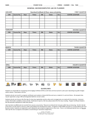General Microcomputer Lab Planner