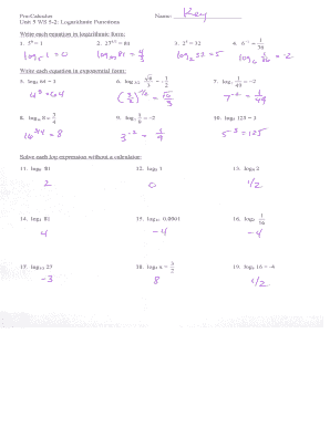 Fillable Online Gcisd K12 Logarithm Worksheet Express The Equation In Logarithmic Form Fax Email Print Pdffiller Fillable Online Gcisd K12 Logarithm Worksheet Express The Equation In Logarithmic Form Fax Email Print Pdffiller