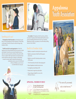 Appaloosa Youth Association Membership Application