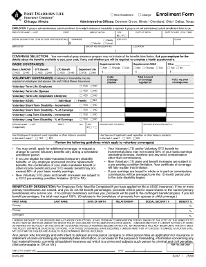 Fort Dearborn Life Enrollment Form