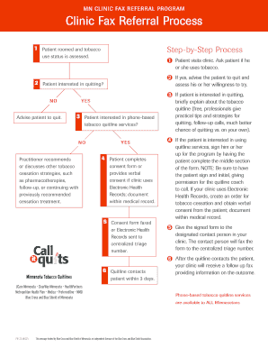 Minnesota Tobacco Quitline Fax Referral Form