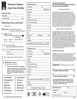 Heartland Federal Credit Union Account Authorization and Agreement