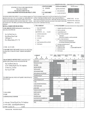 FDA Blood Establishment Registration Form