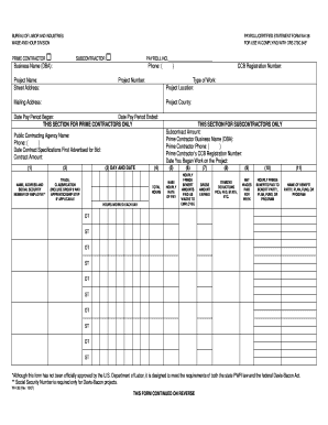 What is a certified payroll - OR Certified Payroll Form - Rotschy Inc