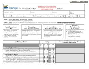 StFX Performance Review Form
