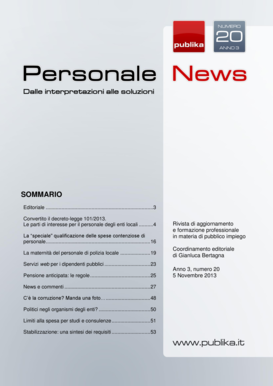 Modulo di abbonamento a Personale News