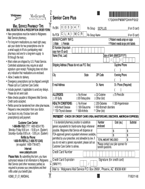 Senior Care Plus Mail Registration Form