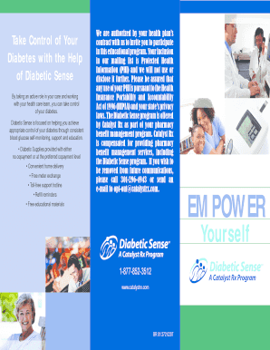 Diabetic Sense Enrollment Form
