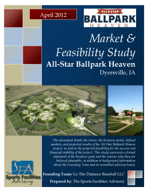 Market & Feasibility Study All-Star Ballpark Heaven - TownNews.com