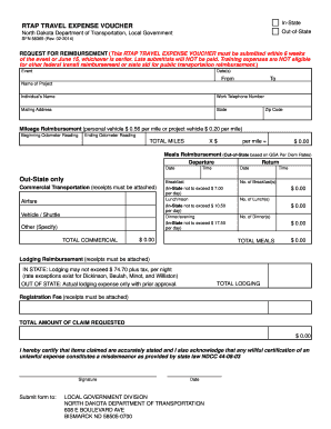 Cub Scouts Pack 59 Expense Reimbursement Form - dot nd