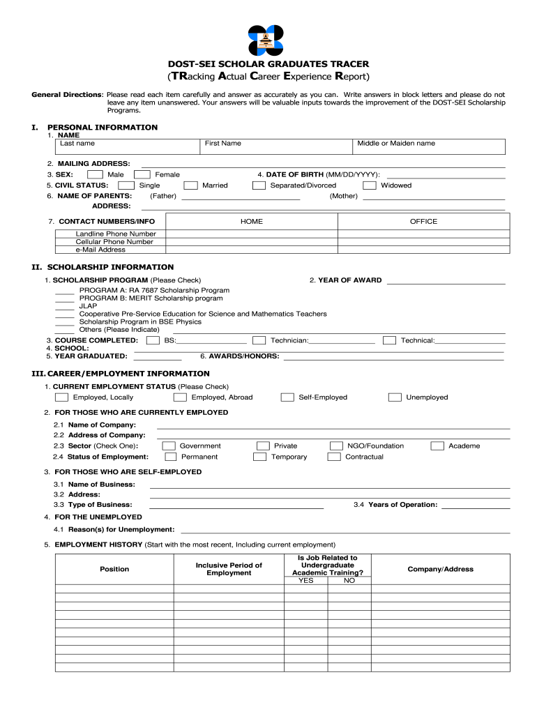 dost form Preview on Page 1