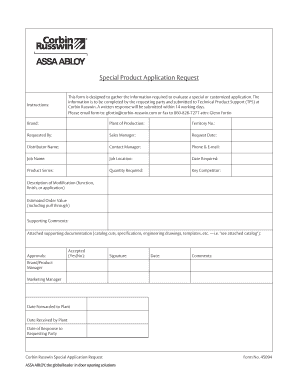 45094.CT Product Request Form - Extranet