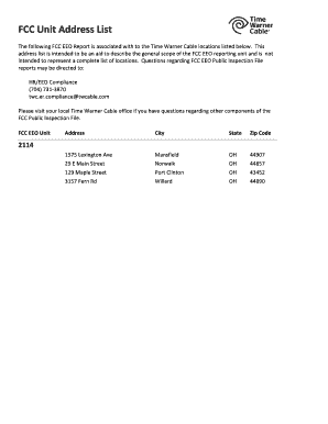 FCC EEO Program Report