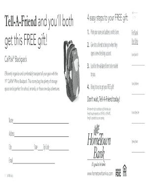 Totally Free Checking Tell-A-Friend Form