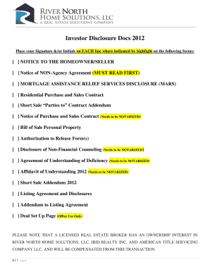 Residential Purchase and Sales Contract