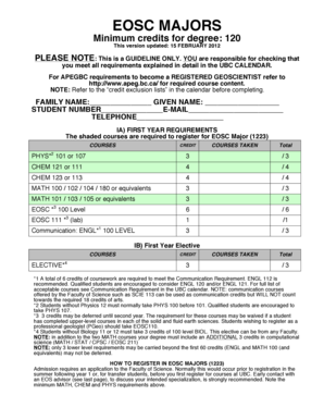 EOSC MAJORS12W v2 - Earth and Ocean Sciences