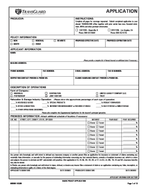 Transguard Policy Application