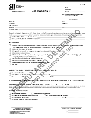 Formulario de Solicitud de Documentación Tributaria