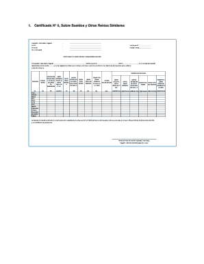 Certificado n 6 sobre sueldos y otras rentas similares excel