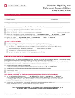 fmla paperwork ohio