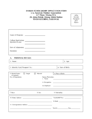 Employment Application Form