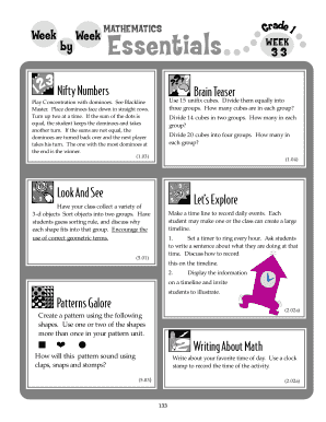 Grade 1 Mathematics Worksheets