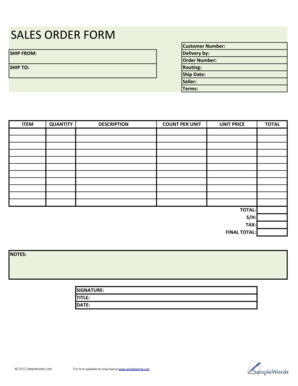 Form preview