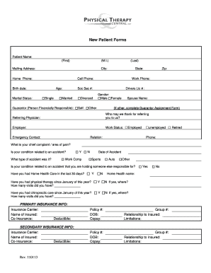 New Patient Registration Form