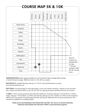 Chinese New Year Run Registration Form