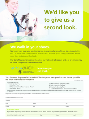 AVMA GHLIT Medical Plans Request Form