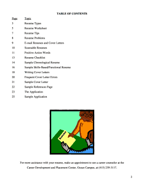 Resume and Cover Letter Guide