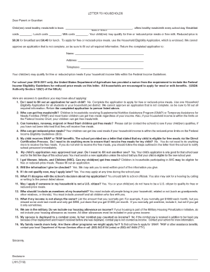 Illinois School Meal Application