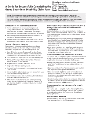 Group Short-Term Disability Claim Form