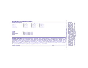 Student Insurance Enrollment Card