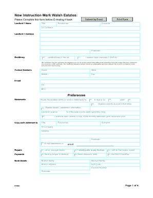 UK Landlord Registration Form