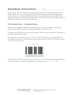 Seeing Music Hearing Waves Activity