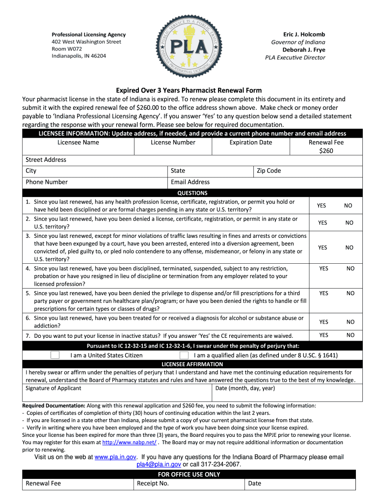 Fillable Online Renewal Application of a California Pharmacist License Fax Email Print pdfFiller