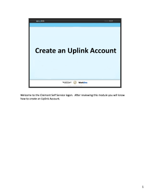 Fillable Online Welcome to the Claimant Self Service logon. After ... Fillable Online Welcome to the Claimant Self Service logon. After ...