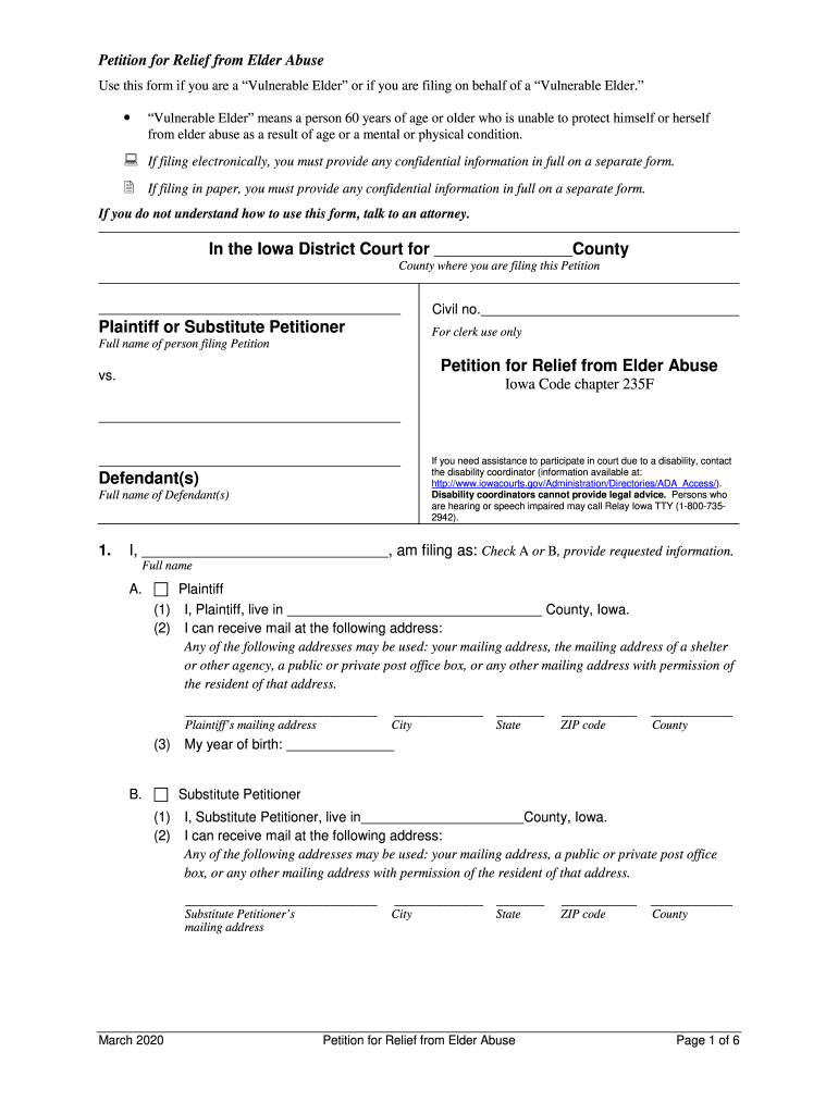 Elder Abuse and Financial Exploitation - Iowa Legal Aid Preview on Page 1