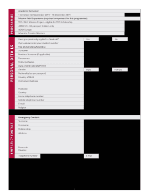 Form preview