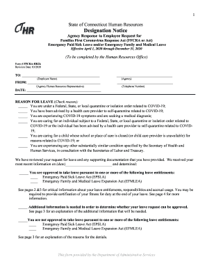 Designation Notice - FFCRA