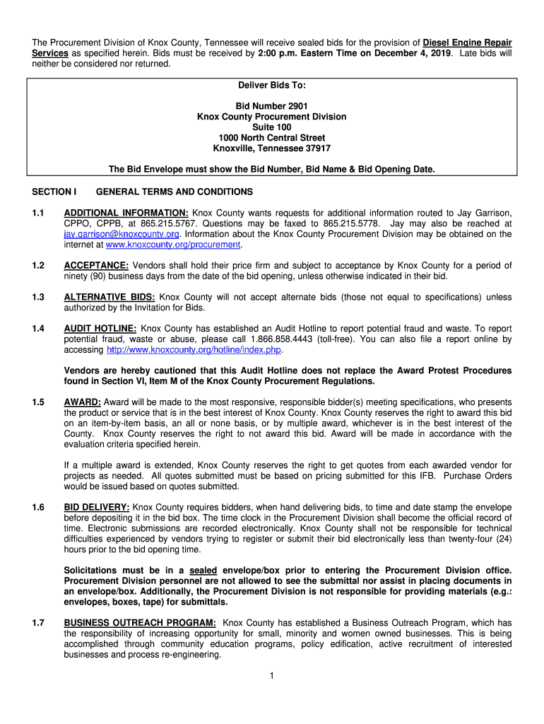 Fillable Online O FFICE OF COUNTY MAYO R GLENN JACO BS