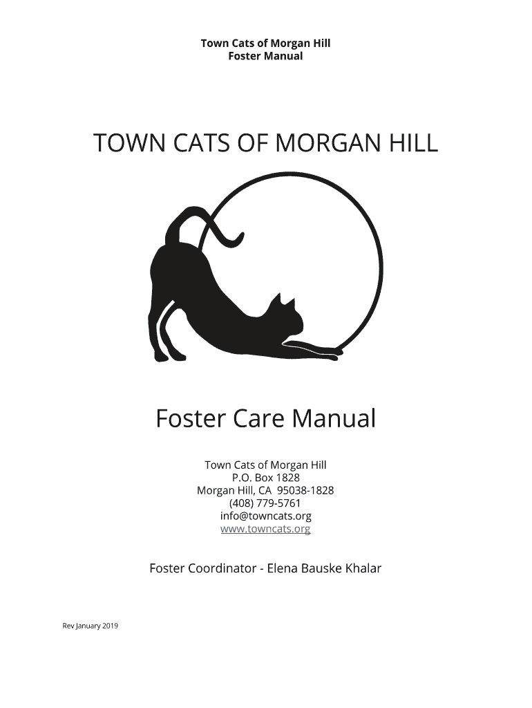 Fillable Online Town CaTs Hill Town Cats HomeTown Cats Fax