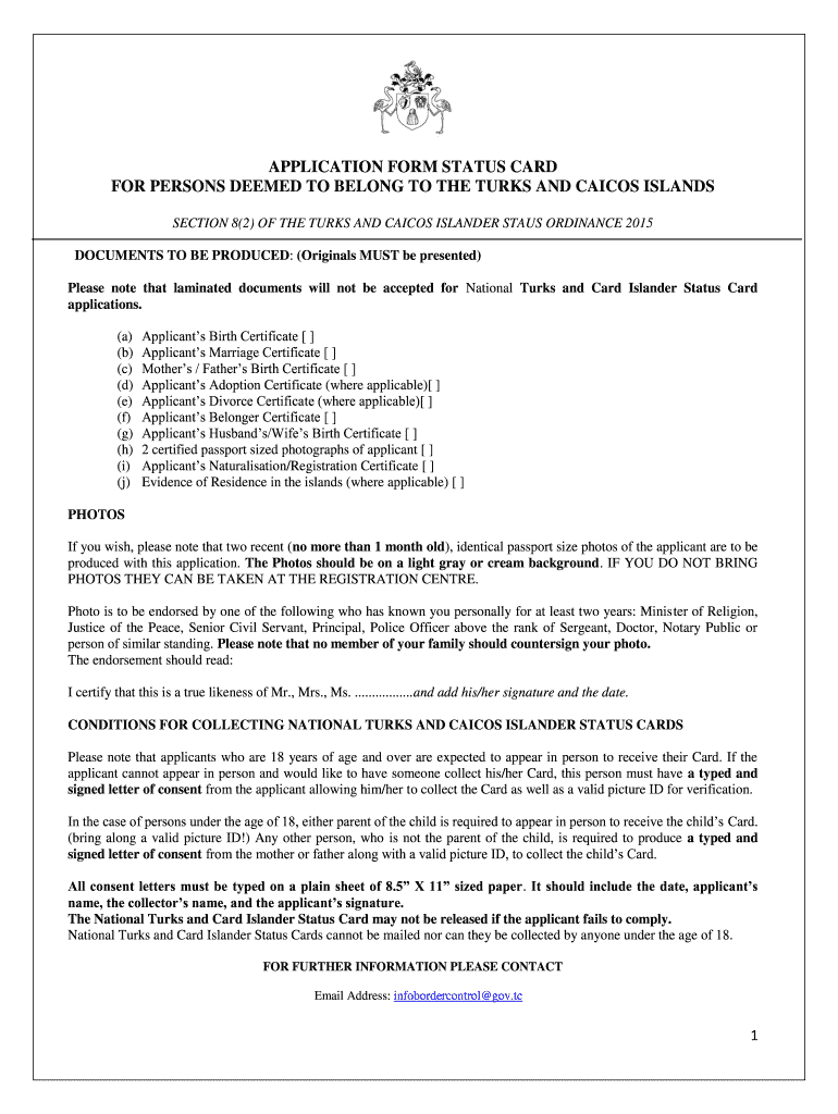 form status card belong Preview on Page 1