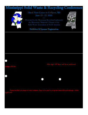 Fillable Online ii. waste management - Mississippi Department of