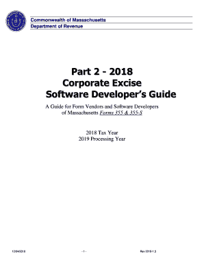 Part 2 - 2018 Corporate Excise Software Developer?s Guide